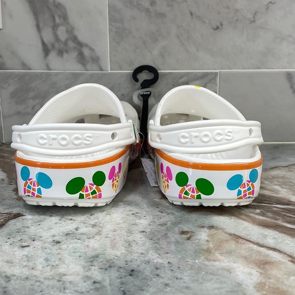 WDW Disney World 50th Anniversary Retro Balloons CROCS M 6 W 8 Vault Florida NEW - Picture 8 of 10